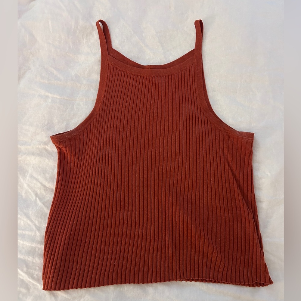 Ribbed madewell sweater tank